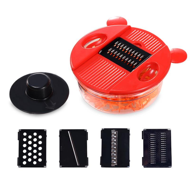 Multi-functional Cutting up Vegetables Useful Product Shredded Potatoes Shredding Machine Household Grater Slice Radish Rub Silk Kitchen Scraping Supplies