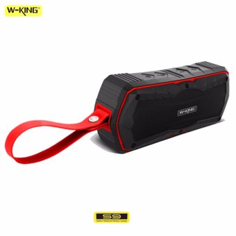 2017 W-KING S9 Portable Outdoor Bluetooth 4.0 Speaker Power Bank with Mic (Red) : image 2017 W-KING S9 Portable Outdoor Bluetooth 4.0 Speaker Power Bank with Mic (Red)