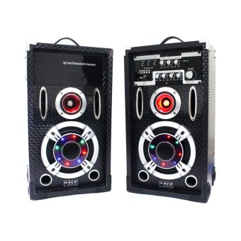 Ace H602 6.5 Highpower Professional Sub-woofer Actice Stage Speaker set with Amplifier