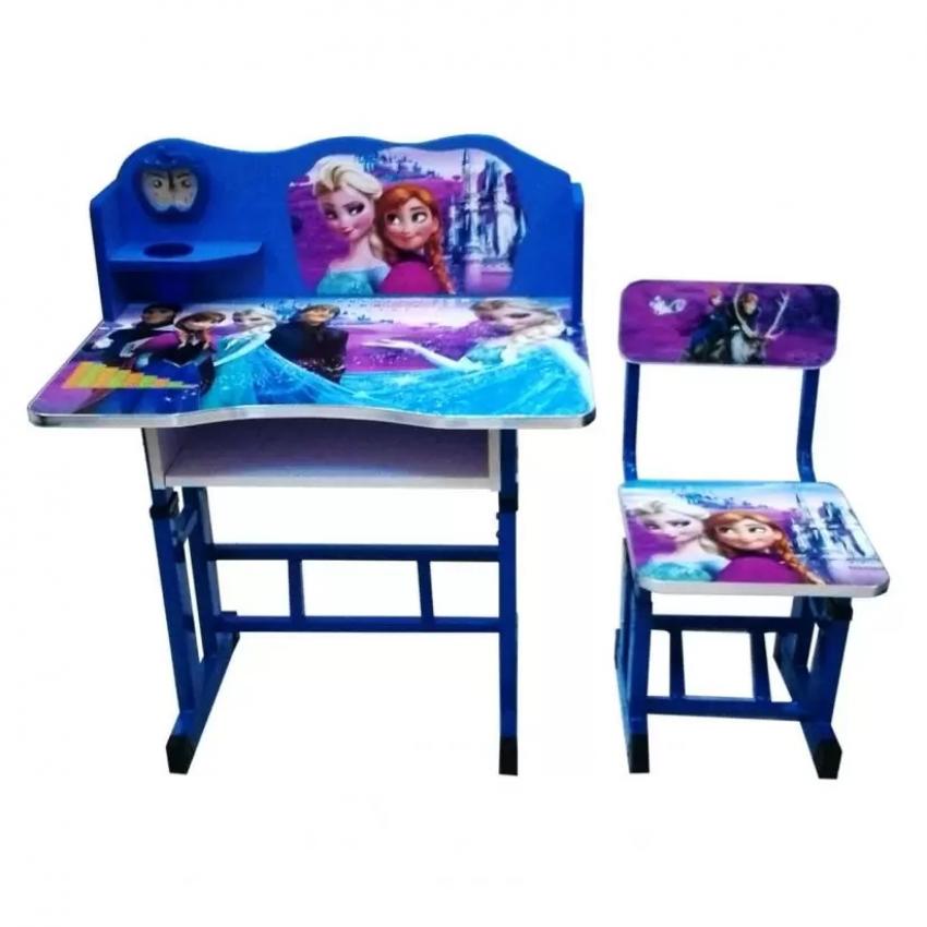 Tempered Glass Table Study Le Desk Computer Frozen Character Kids Study Table