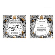 LALANG Secret Garden Lost Ocean Painting Coloring Book English Edition 24 Pages