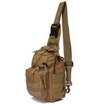 HUG #388 Shoulder Sling Bag Military Tactical Backpack (Khaki) | Lazada PH