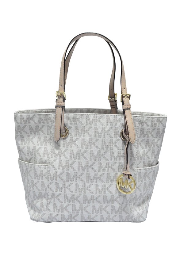 michael kors monogram bag white