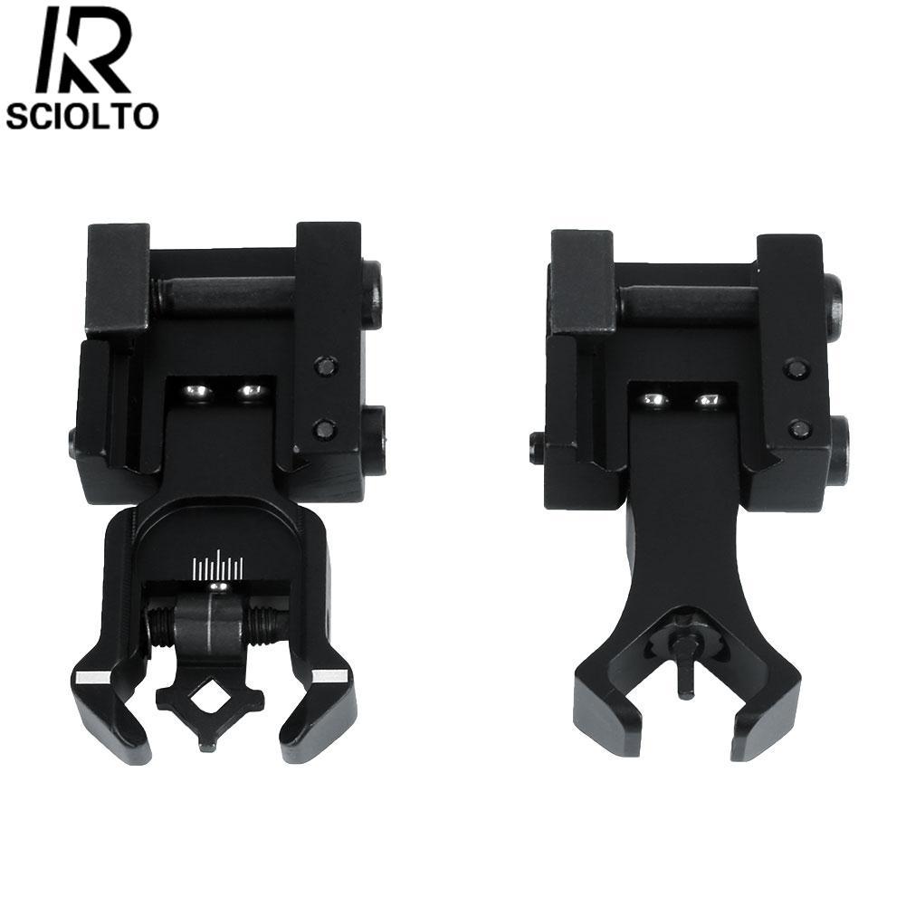 SCIOLTO SPORTS:Rapid Transition Flip Up Front Rear Folding Iron Metal Sight Set Back Up Hunting - Intl August 2018 - 4 SCIOLTO SPORTS:Rapid Transition Flip Up Front Rear Folding Iron Metal Sight Set Back Up Hunting - intl - 4