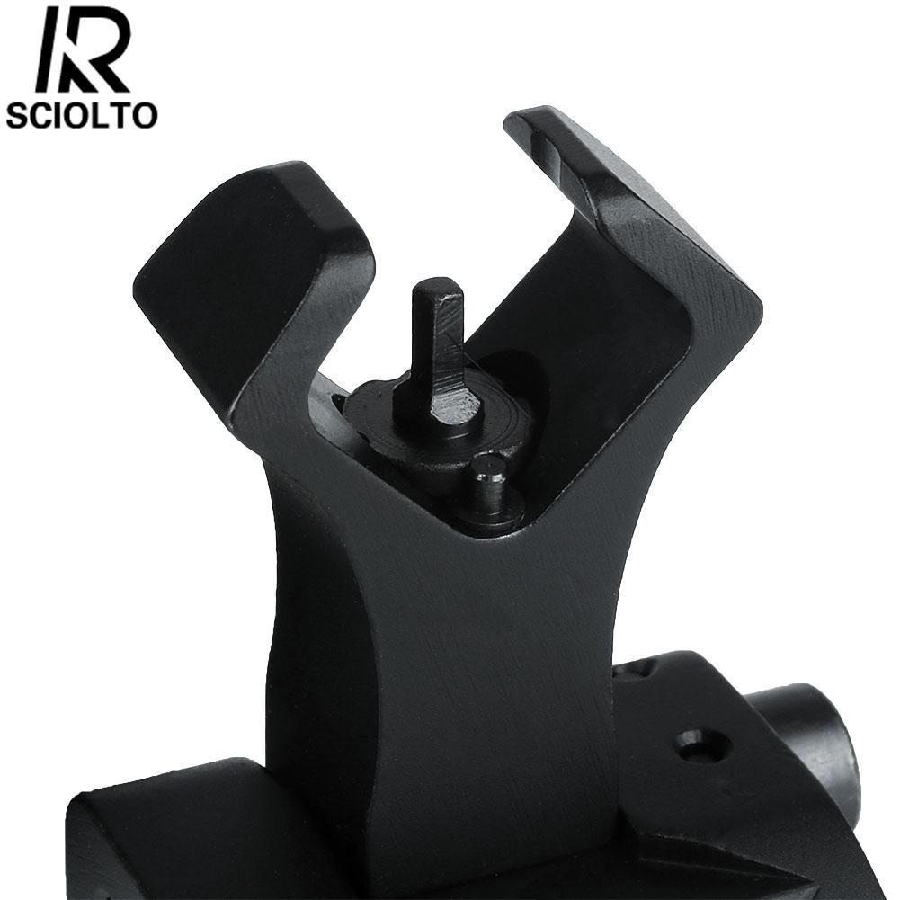 SCIOLTO SPORTS:Rapid Transition Flip Up Front Rear Folding Iron Metal Sight Set Back Up Hunting - Intl August 2018 - 5 SCIOLTO SPORTS:Rapid Transition Flip Up Front Rear Folding Iron Metal Sight Set Back Up Hunting - intl - 5