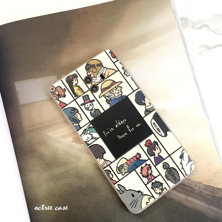 Jepang Korea Kartun Hayao Miyazaki Ukiran 3 dimensi HUAWEI1 mate10pro HP sampul lunak P10plus Casing oppo r11