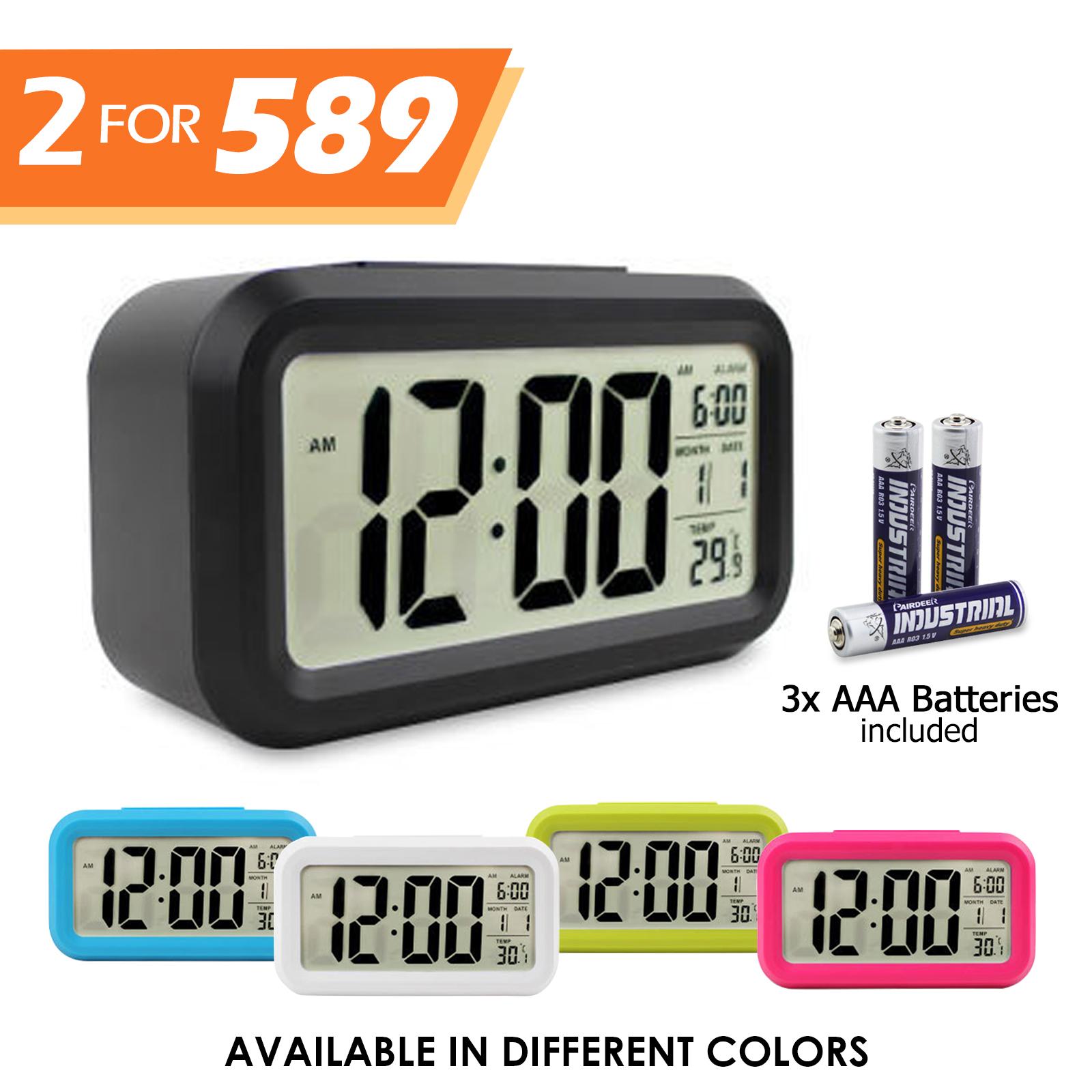 Clock For Large Clocks S Brands Review In Philippines Large Lcd Display Digital Alarm Clock With Snooze And Smart Light Function 5 Colors