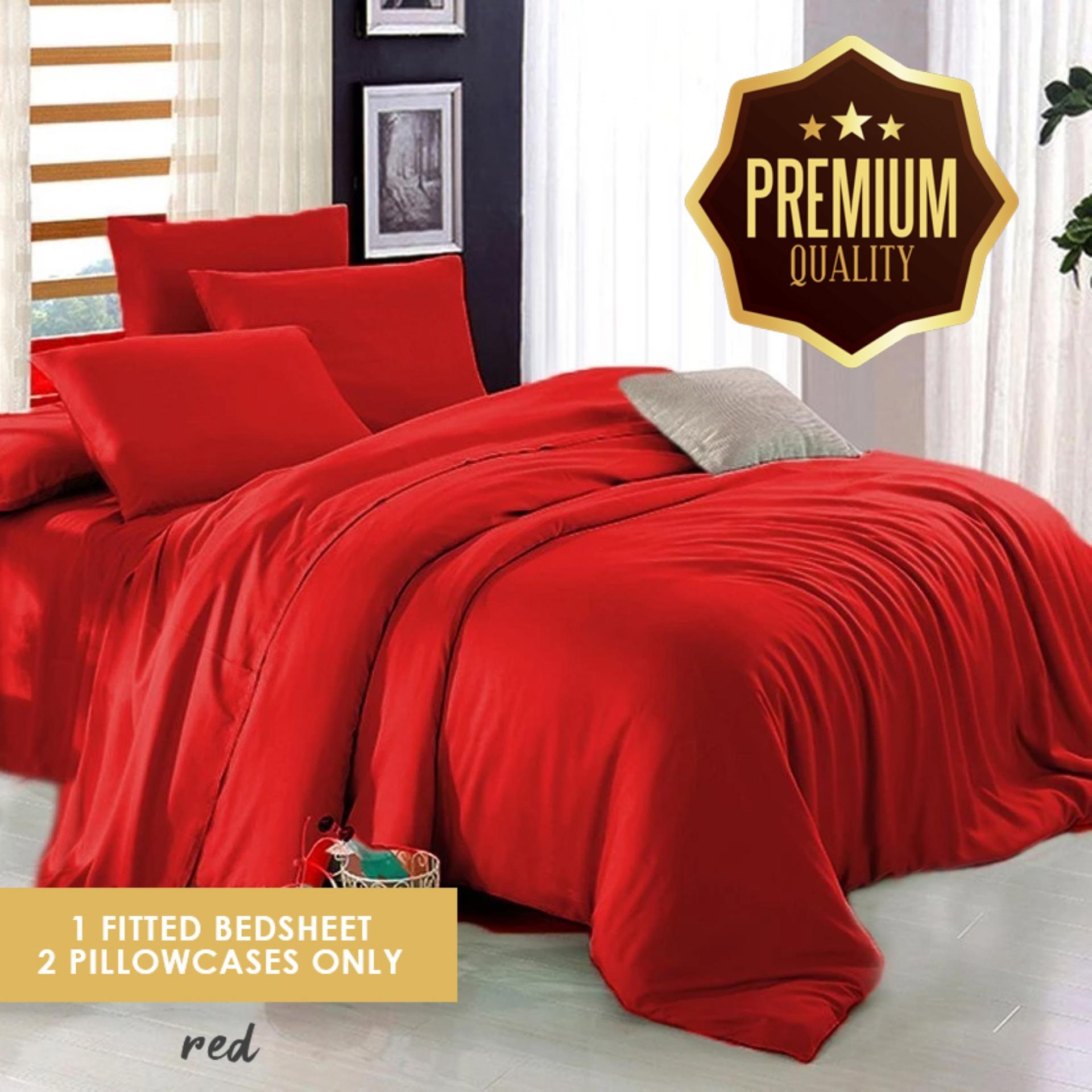 Bedding Sets For Set S Brands Review In Sleep Essentials Premium Limited Collection Red Plain Bedsheet Single Size 36 X 78 3in1