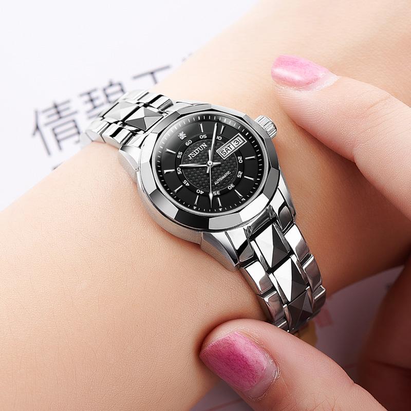 Jin Shidun fashion for men and women tungsten steel waterproof watch couples watches Malaysia