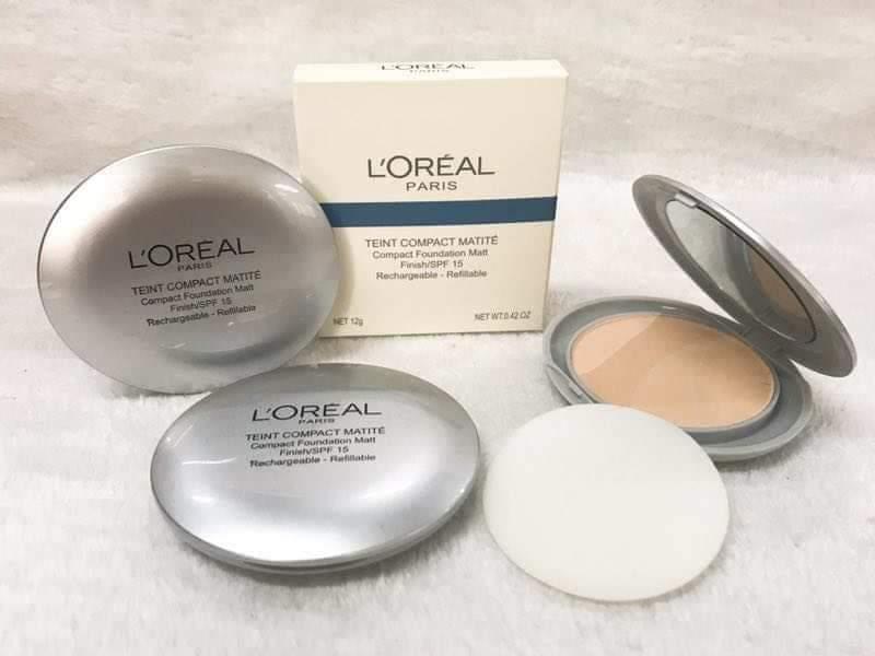 LOREAL Single layer of powder cake, with mirror and puff Philippines