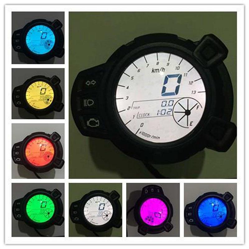 Ta Instrumen Sepeda Motor 10000 Rmp Spedometer LCD Tachometer untuk Yamaha BWS125 Gaya: B2909
