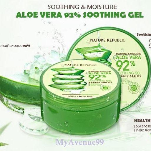 Nature Republic Soothing And Moisturizing Aloe Vera 92% Soothing Gel 300ml August 2018 - 2 Nature Republic Soothing and Moisturizing Aloe Vera 92% Soothing Gel 300ml - 2