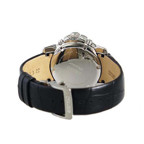 Seiko Seiko Premier Solar Chronograph Black Stainless-Steel Case Leather Strap Mens SSC597P2 August 2018 - 4 Seiko Seiko Premier Solar Chronograph Black Stainless-Steel Case Leather Strap Mens SSC597P2 - 4