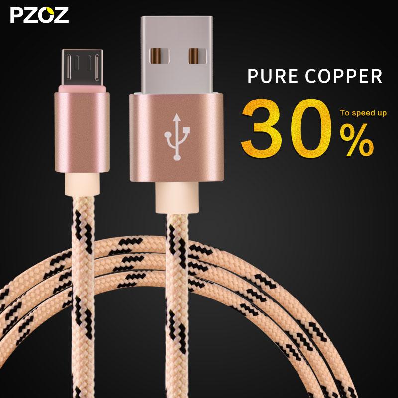 Kualitas Bagus 1.5 M Nilon Dikepang Kabel Usb Mikro Data Sinkronisasi untuk Samsung Huawei Xiaomi Htc Lg Emas-Internasional
