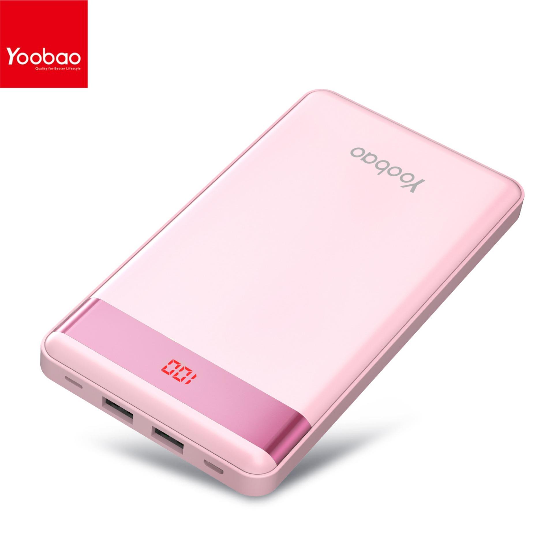 Yoobao Philippines Yoobao price list Yoobao Powerbank & Battery YOOBAO P L Ultra Thin mAh Power Bank Pink