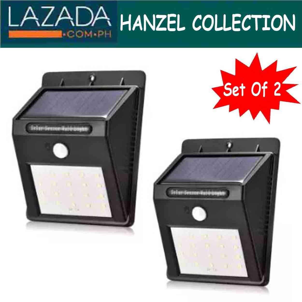 Outdoor Lighting For Lights S Brands Review Set Of 2 20 Led Solar Powered Sensor Light Outdoor Garden Security Wall Lamp