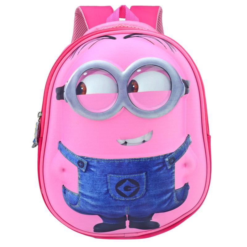 Small yellow people childrens school bags Sophia 1-3 grade school bags