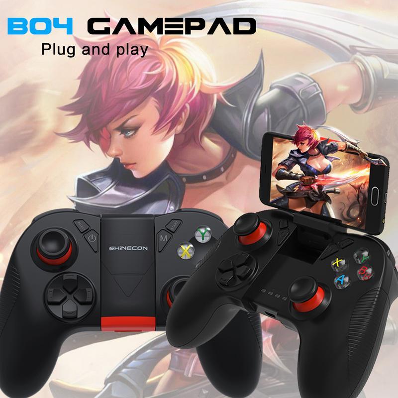 RYT Wireless Bluetooth Gamepad Remote Game Controller Joystick For Cross-Platform Android Smartphones Tablets For PUBG King Of Glory Mobile Games