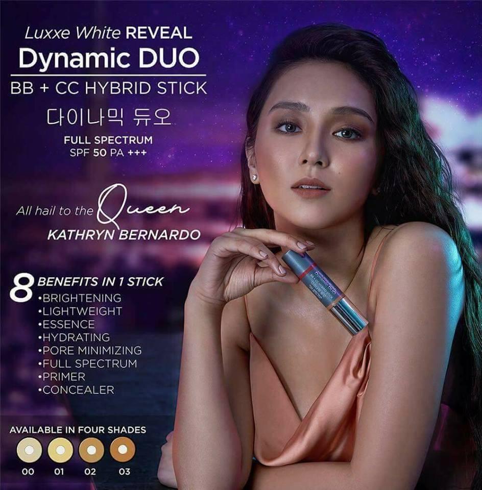 LUXXE WHITE REVEAL DYNAMIC DUO BB + CC HYBRID STICK - SPF50 PA+++ Philippines