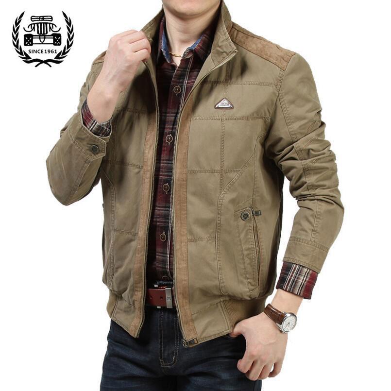 ZHAN DI JI PU men 's thin section of business casual fashion youth jacketKhaki - intl