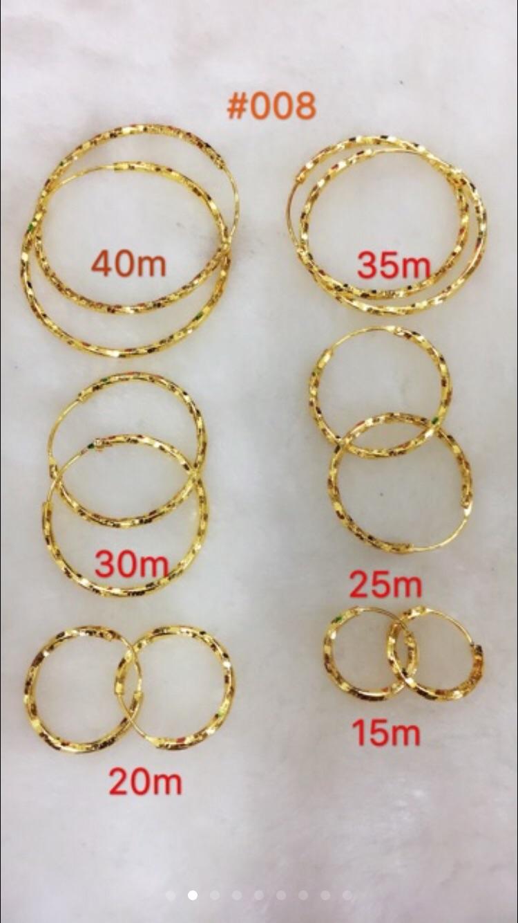 Earrings For Women Womens Online Brands Prices 14k Bangkok Gold Earings 4pair 139pesos