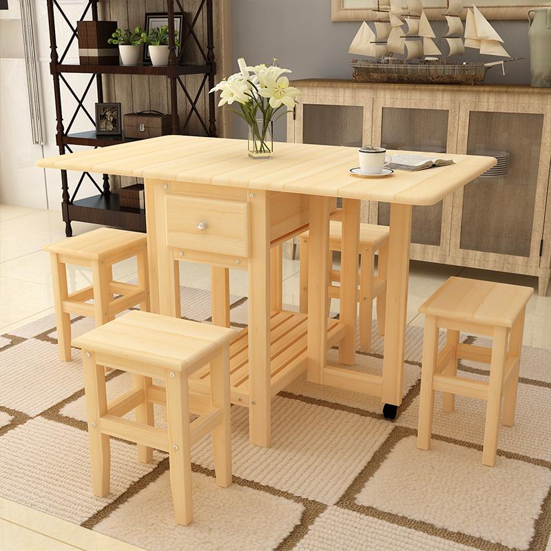 Buy Kitchen Table And Chairs Part - 19: KRUZO Tuscany Extendable Folding Dining Table Set With 4 Chairs