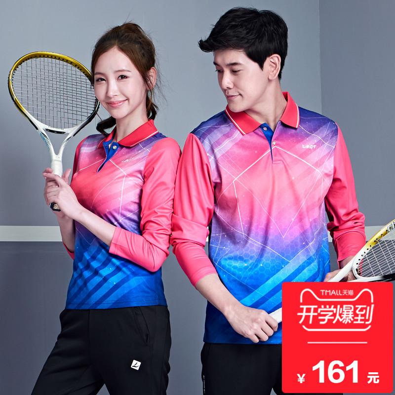 Detail Gambar Lingsheng Pria atau Wanita Dia Kering Ramping Bulutangkis Baju Bulutangkis Lengan Panjang Atasan (Perempuan Lengan Panjang Kemeja) Terbaru