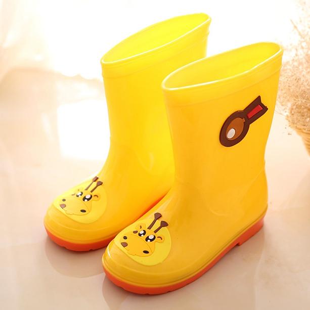 Musim semi dan musim panas anak-anak sepatu boots hujan Pria dan wanita Petpet Anti Selip sepatu bot hujan Kartun modis sepatu anti air Sedang anak kecil remaja anak Sepatu karet