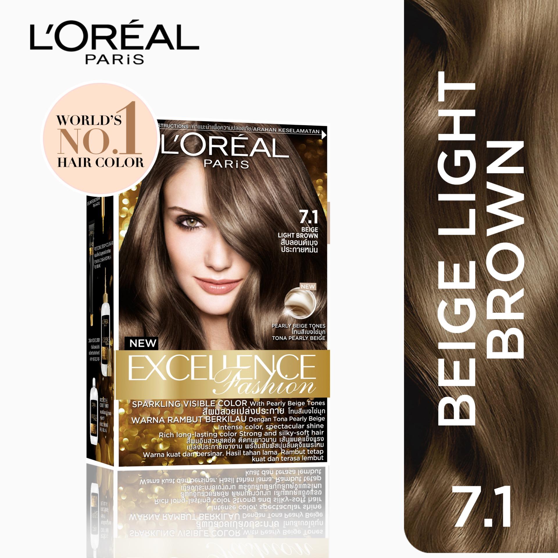 Hair Color Brands Dye On S Set Reviews In Loreal Excellence Hair Color Fashion 7 1 Beige Light Brown