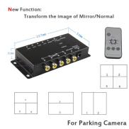 Koorinwoo Control Box Four Channels Available For Car Rear View Camera