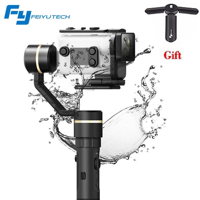 Feiyu Tech Feiyu G5GS Gimbal 3-Axis Stabilizer Genggam untuk Sony AS50 AS50R Sony X3000 X3000R Kamera Anti-percikan untuk 130G -200G