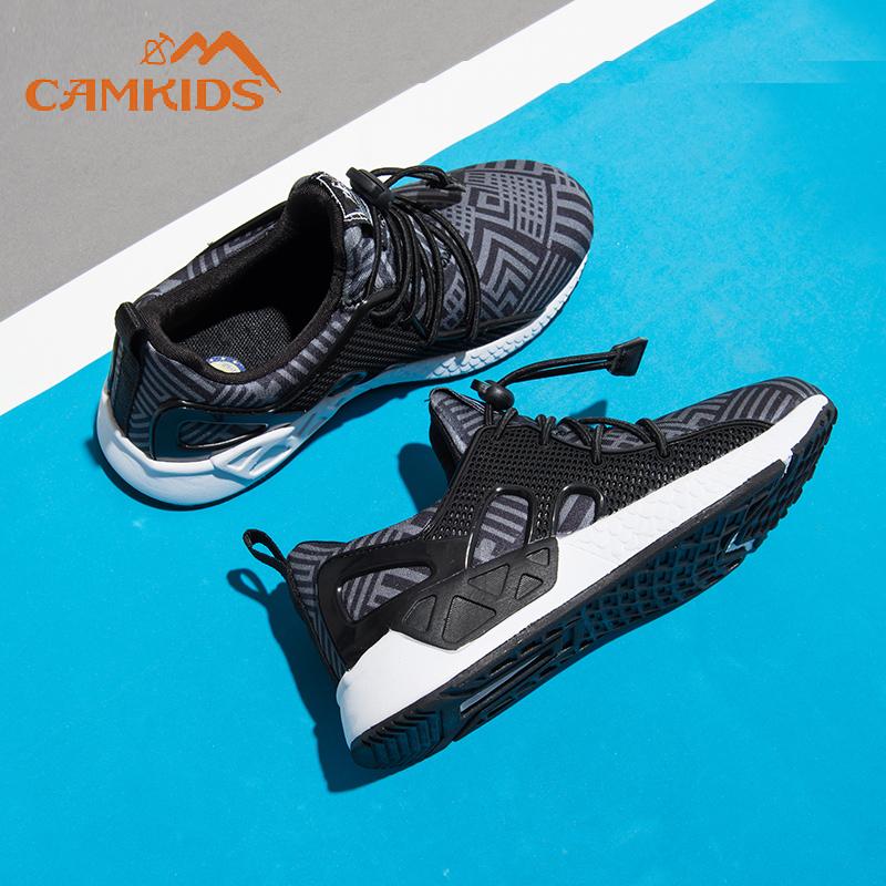 Camkids Sepatu anak laki-laki besar Sepatu anak sepatu lari 2019 Musim Semi dan Musim