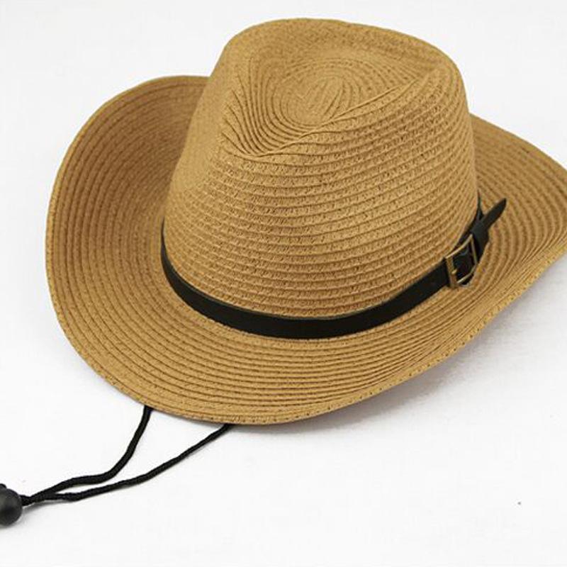 FC Pria/Anak Besar Eave Topi Kerudung Topi Koboi Jerami Cap untuk Mendaki Gunung Hutan Di Pantai Ultraviolet Tahan Topi Luar Ruangan Spesifikasi: dewasa Kode
