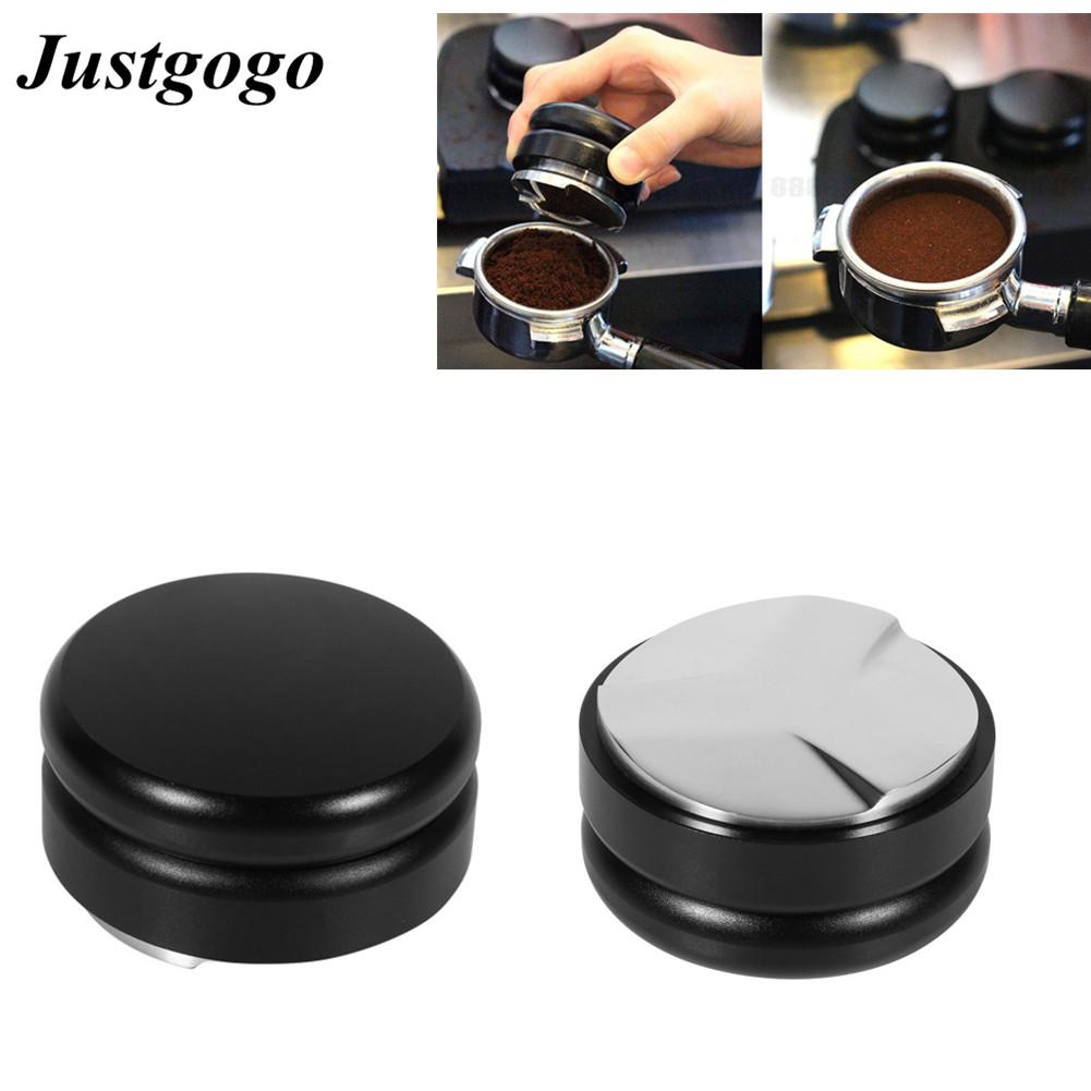 Stainless Steel Smart Coffee Tamper 58.5mm Base # Black Color - intl
