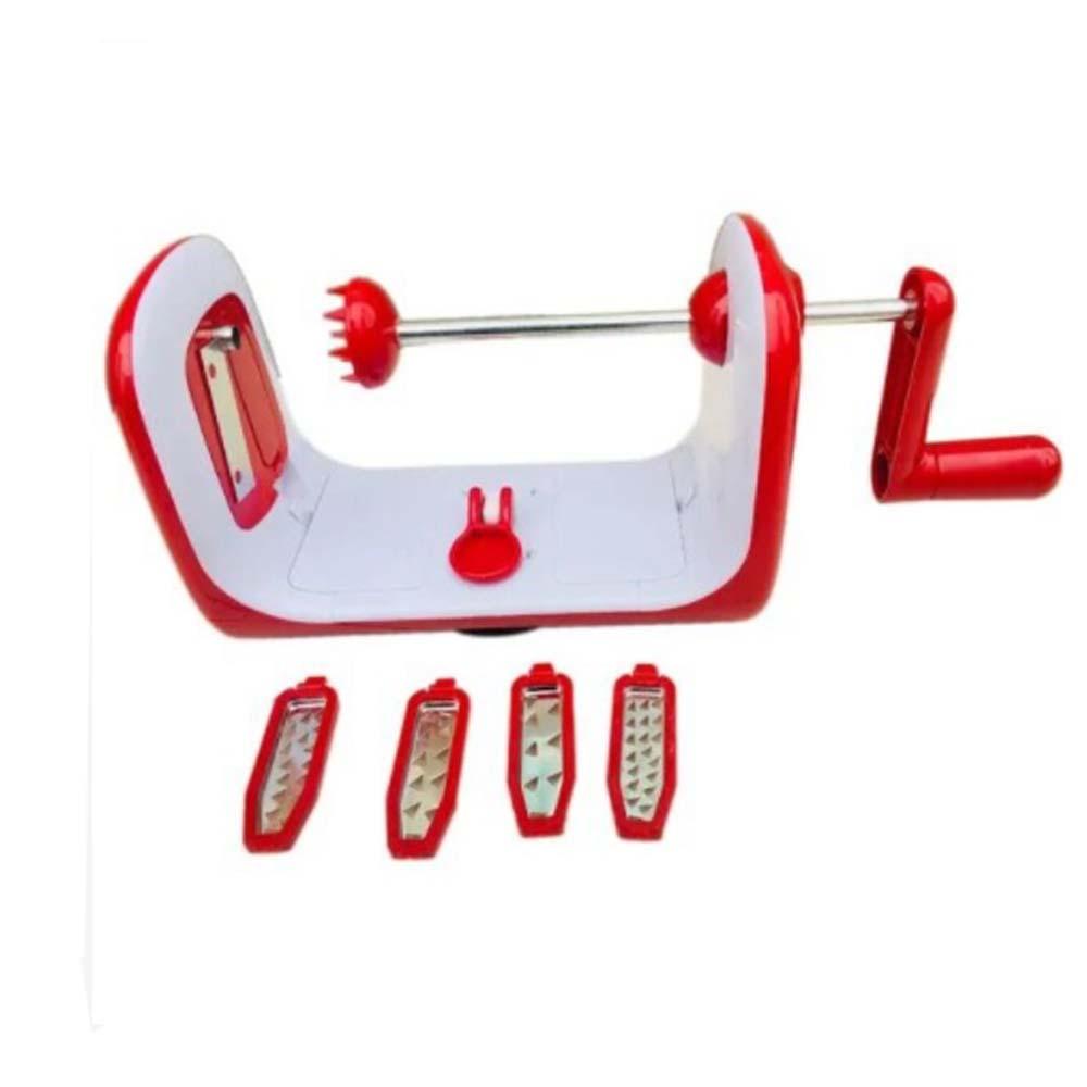 Speedy Spiralizer Vegetable Slicer Red With Stainless Manual Hand Press Lemon Squeezer September 2018 - 2 Speedy Spiralizer Vegetable Slicer Red with Stainless Manual Hand Press Lemon Squeezer - 2
