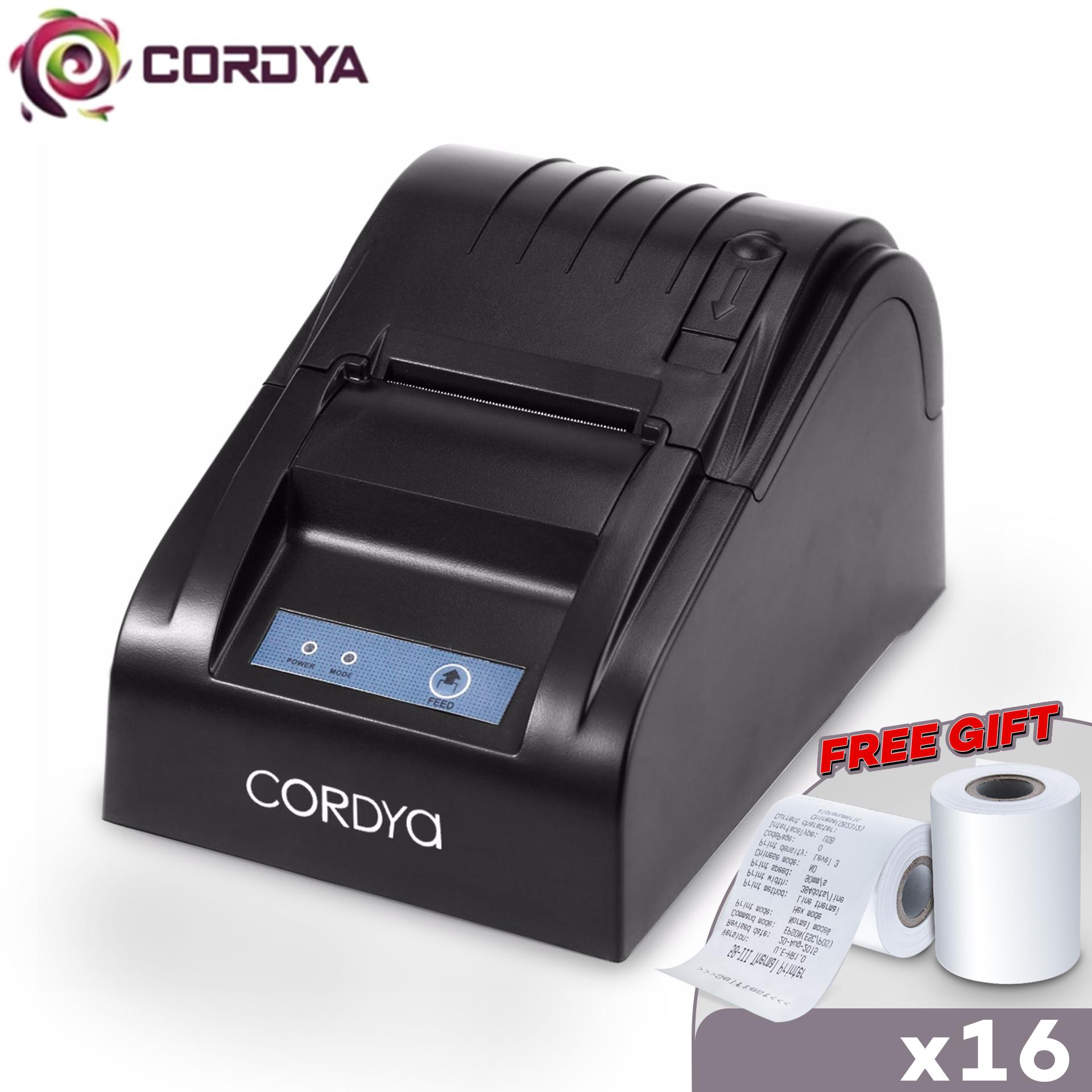 Printers for sale puter Printers prices brands & specs in Cordya POS 5890T Portable 58mm USB Port POS Receipt Thermal Printer Black