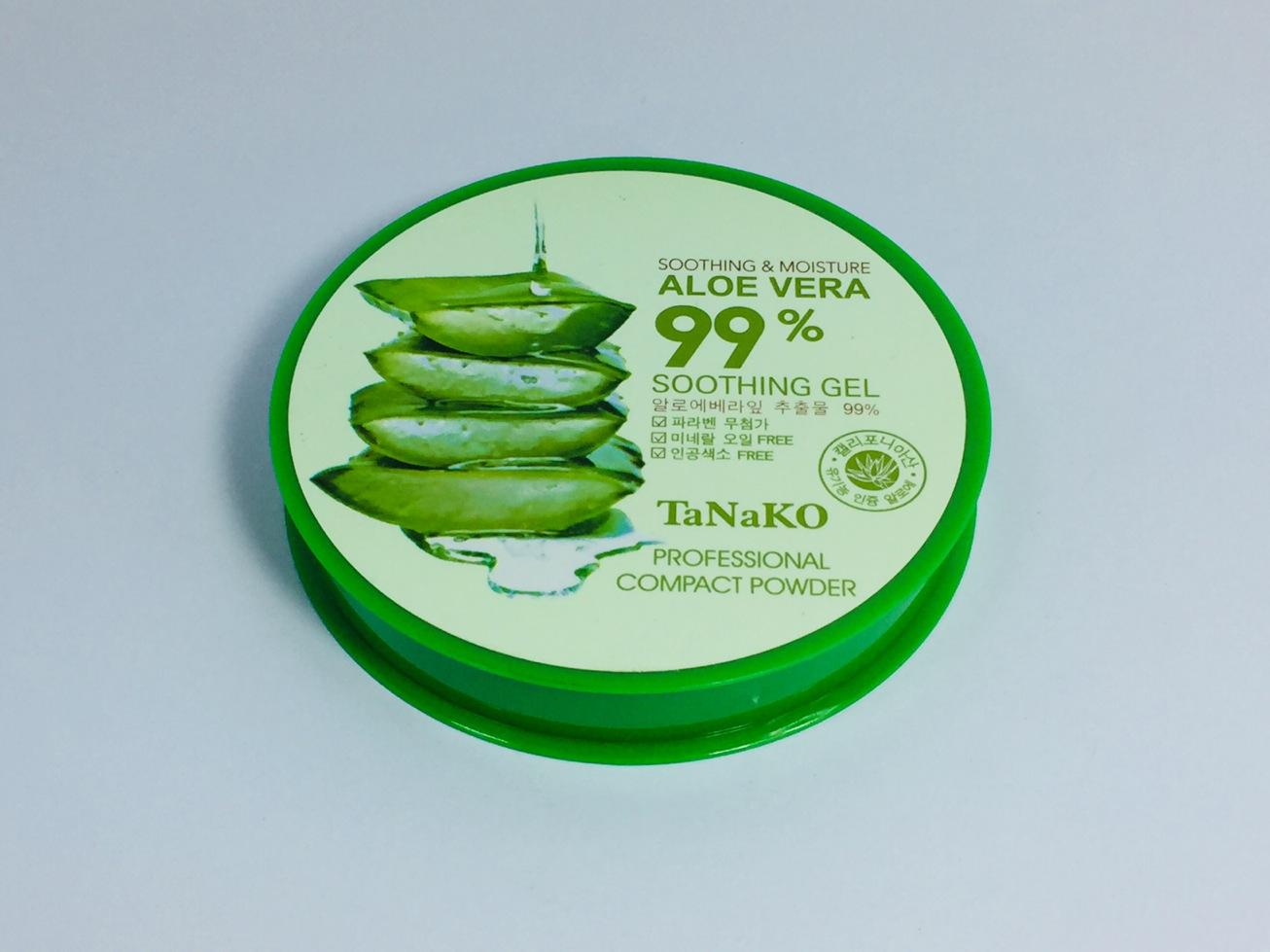 Tanako Moisturizing Smooth Foundation 99 % Aloe Vera Concealer Pores Cover Whitening Brighten Pressed Powder Philippines