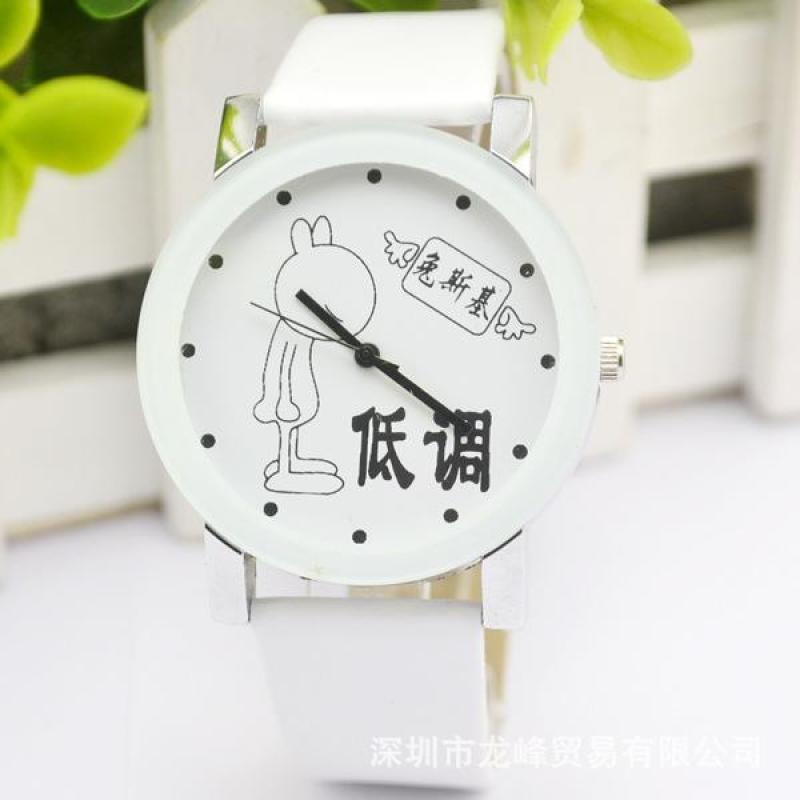New fashion trend low profile belt student watch mens ladies watch fashion watch wholesale factory direct sales White Malaysia