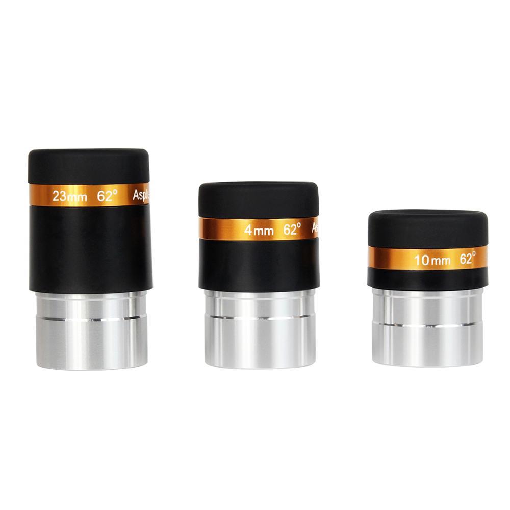 Svbony Aspheric Teleskop Lensa HD Wide Angle 62 Derajat Lensa 4/10/23 Mm Dilapisi Sepenuhnya untuk 1.25
