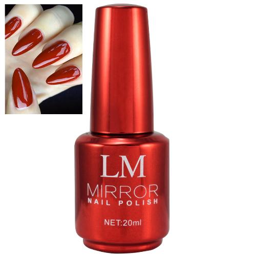 LM Mirror Nail Polish # 02 (carmine Red) Make up,Nail Art Philippines