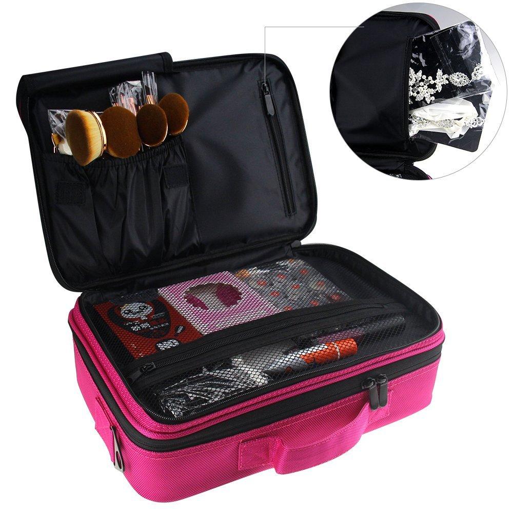High Quality Professiona 3 Layered Make Up Storage Bag Organizer Philippines