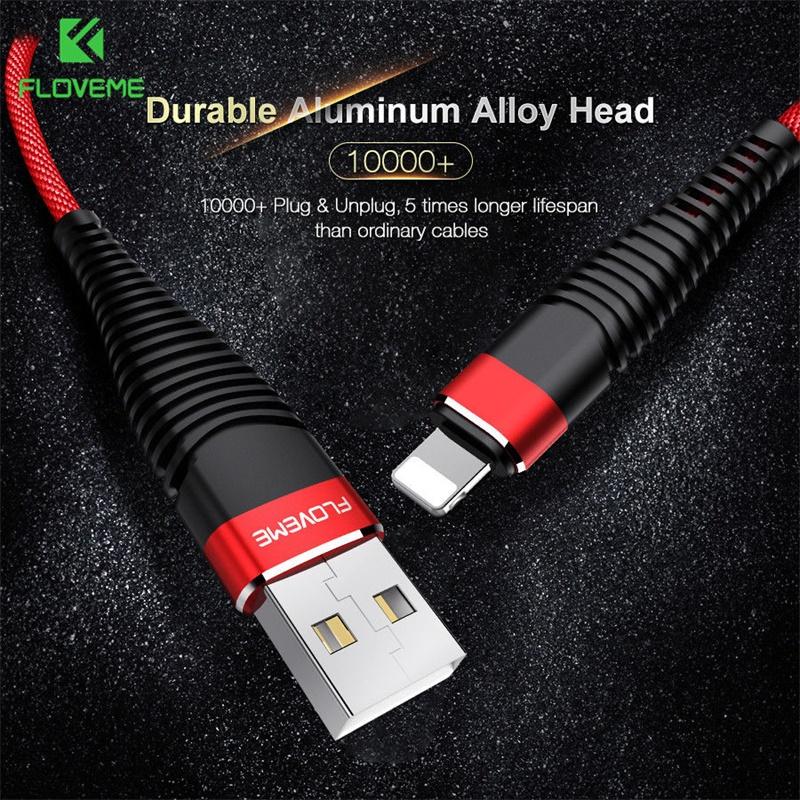 TS 1 M Atau 2 M Charger USB Kabel Data Isi Ulang Sinkronisasi Kabel untuk iPhone X 8 7 6 S