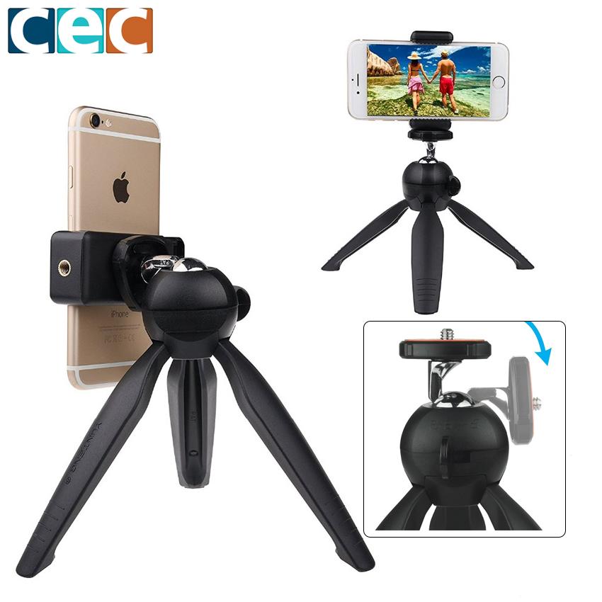 Yunteng YT-228 Mini Tripod For GoPro Hero, SJCAM, Yi, SooCoo, etc. YT228 (Black)