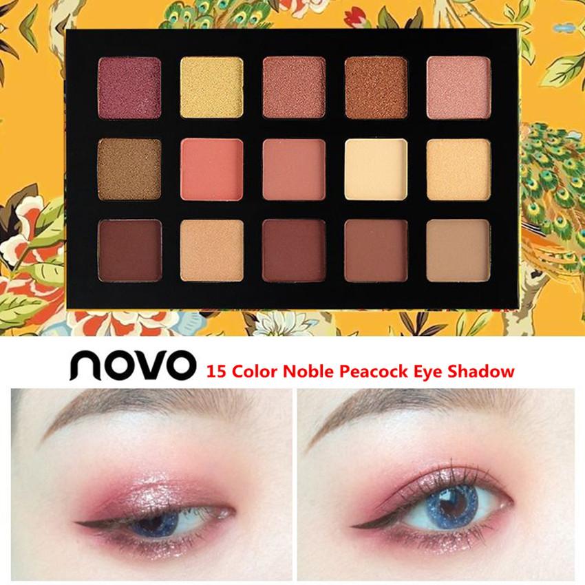Candy Online Korea NOVO 15 Colors Eye Shadow Noble Peacock Palette Philippines