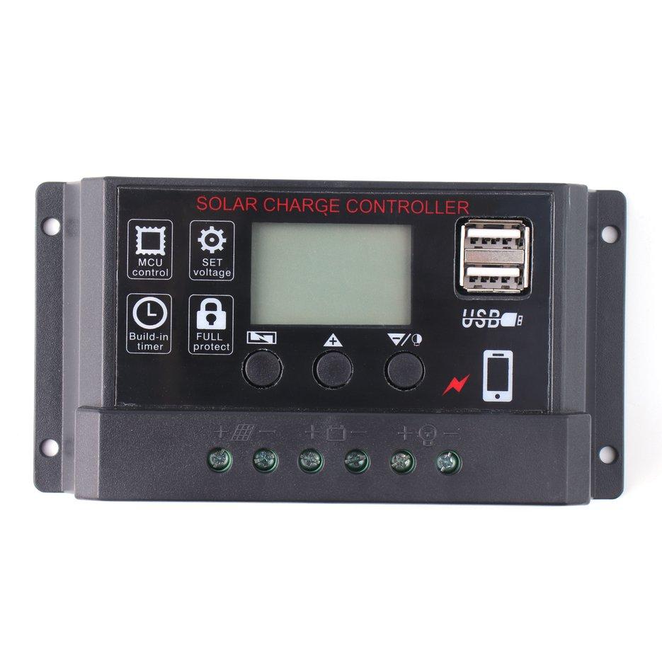 ผู้ขายร้อนแบบพกพา 30A AMP แผงโซล่า Batt * ERY Regulator ดิจิตอล LCD CONTROLLER