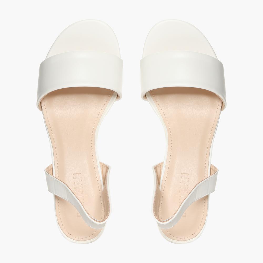 Parisian Ladies Dessa Heeled Sandals (White) September 2018 - 5 Parisian Ladies Dessa Heeled Sandals (White) - 5