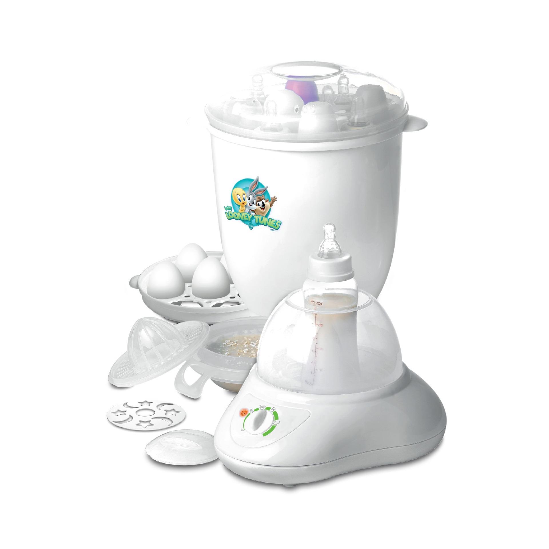 Bottle Sterilizers For Warmer Brands Looney Tunes Multi Purpose Rapid Steam Sterilizer White
