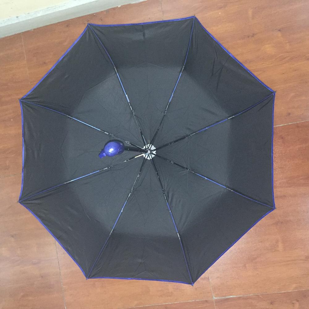 (Blue) 3Fold Open Close Automatic Umbrella August 2018 - 2 (Blue) 3Fold Open Close Automatic Umbrella - 2