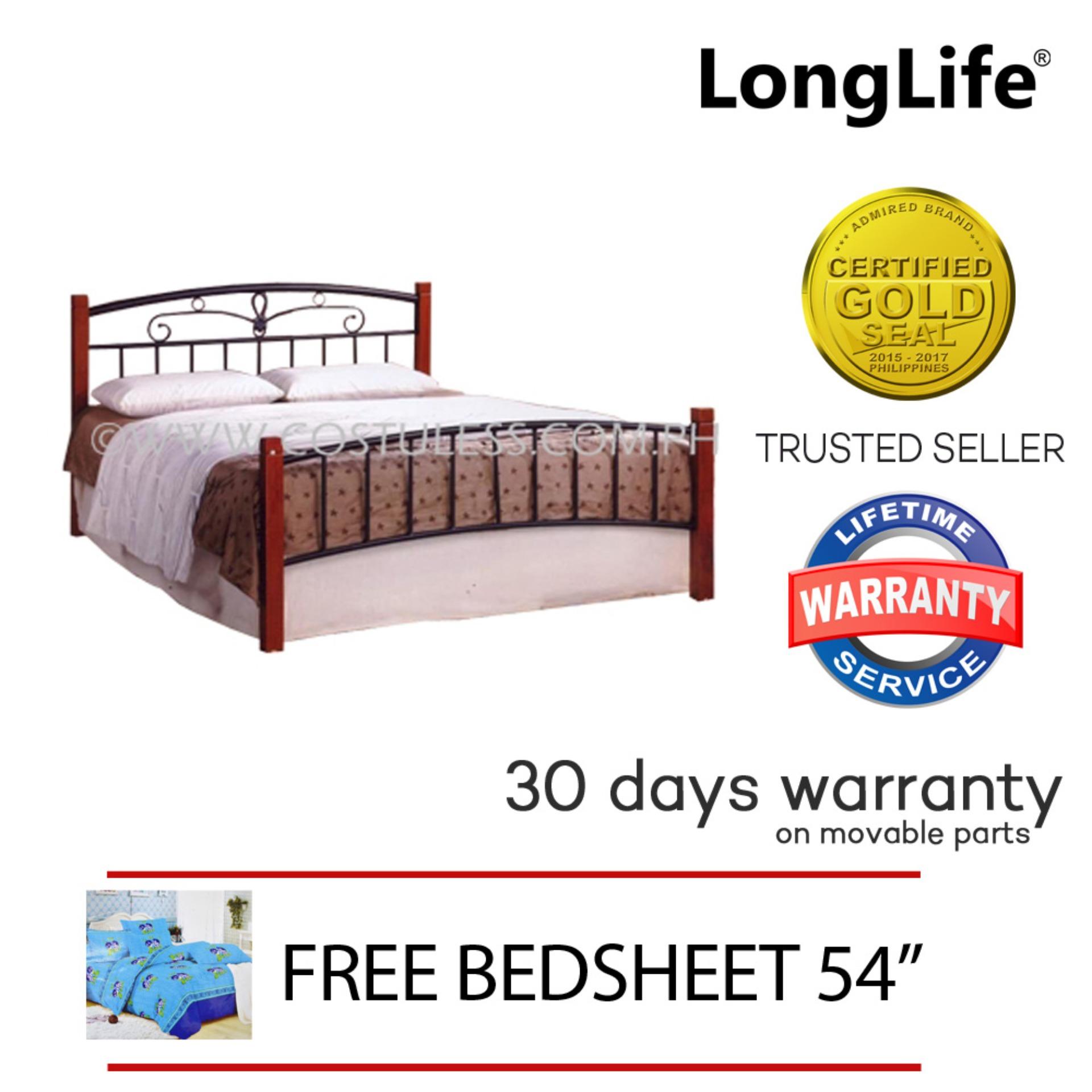 Bed For Beds S Brands Review In Philippines Lazada Philippines Longlife Doreen Semi Queen Size Bed Frame Only 54 X 75 Brown With Free