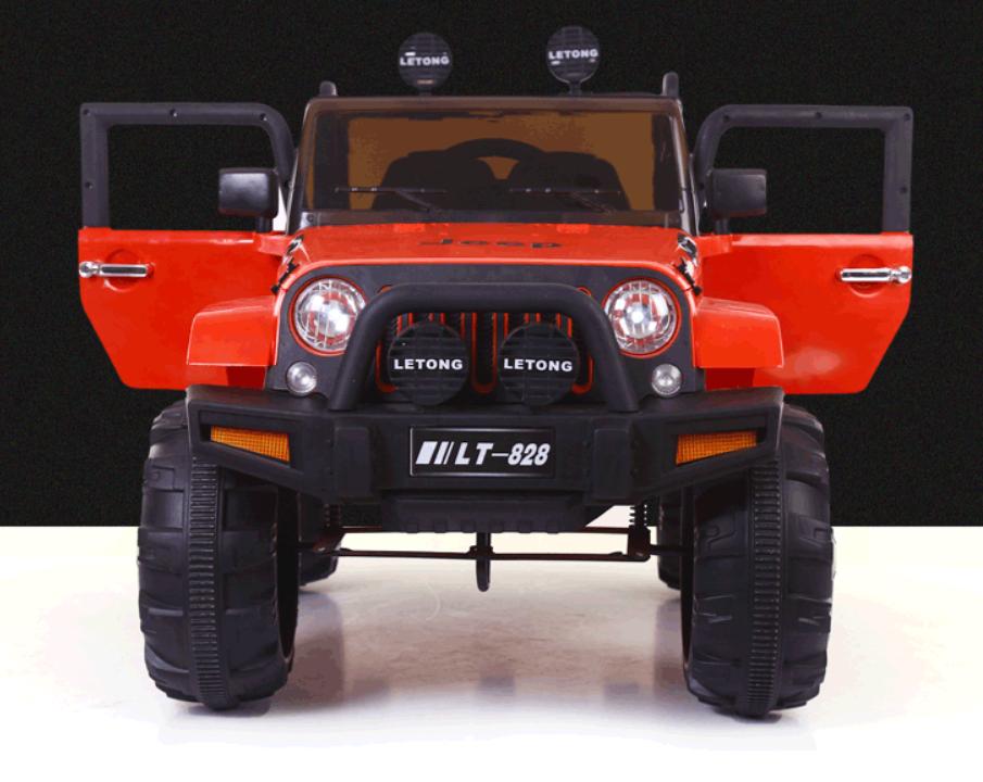 Deluxe children remote control electric car body paint can sit two off-road vehicles